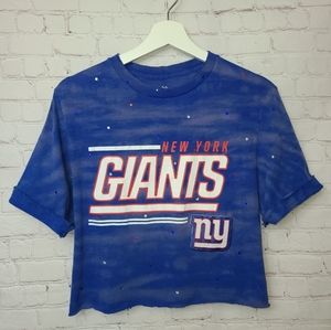 New York Giants Crop Tee